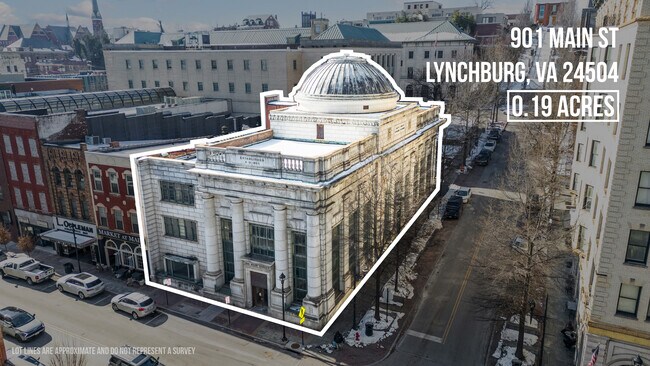 Plus de détails pour 901 Main St, Lynchburg, VA - Bureau à vendre