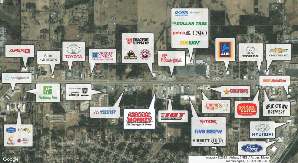 1107-1111 W Shawnee St, Muskogee, OK à vendre - Photo du bâtiment - Image 2 de 58