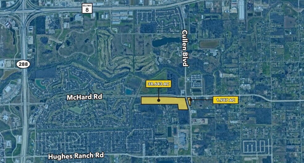SWC & SEC McHard & Cullen Parkway, Pearland, TX à vendre - Photo du bâtiment - Image 1 de 1
