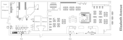 1609 Elizabeth Ave, Charlotte, NC à louer Plan d’étage- Image 1 de 1