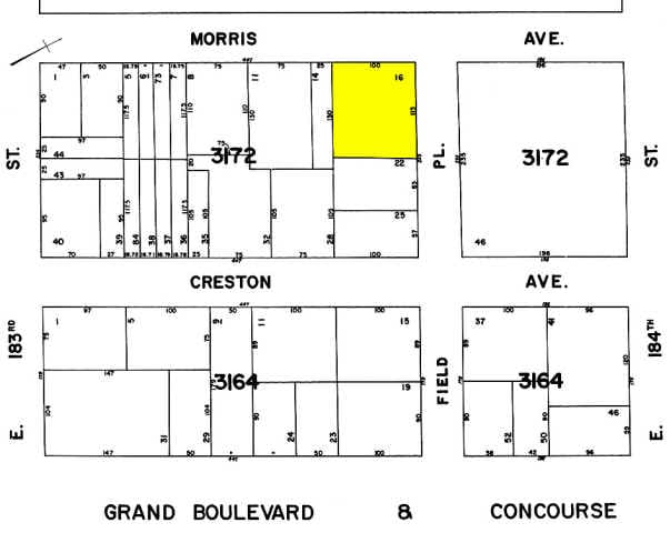 2338 Morris Ave, Bronx, NY à vendre - Plan cadastral - Image 2 de 2
