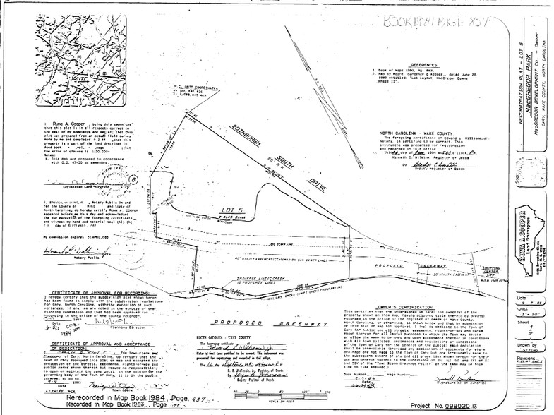 113 Edinburgh Dr S, Cary, NC à louer - Plan cadastral - Image 2 de 34