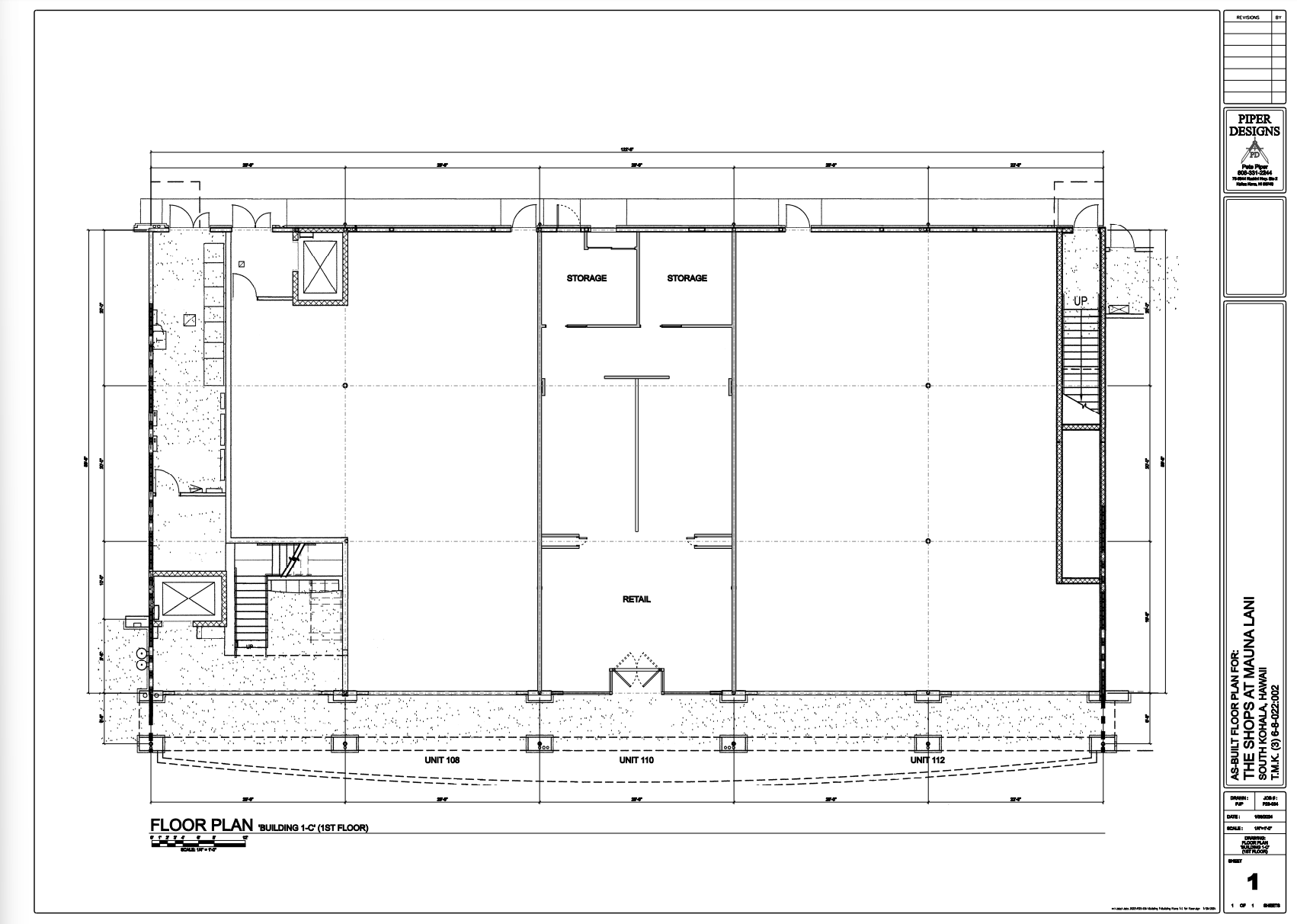 68-1330 Mauna Lani Dr, Kamuela, HI à louer Plan d’étage- Image 1 de 1