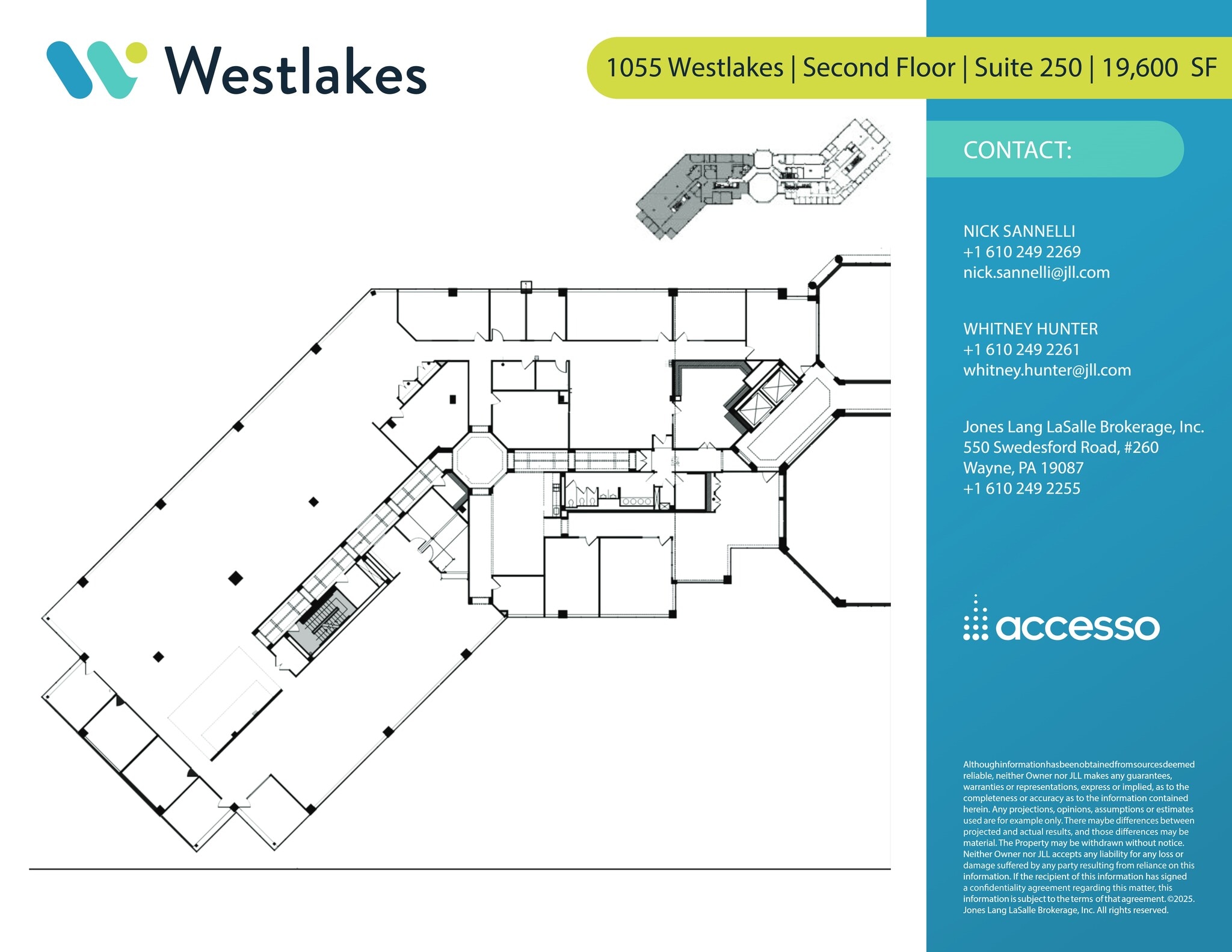 1000 Westlakes Dr, Berwyn, PA à louer Plan de site- Image 1 de 1