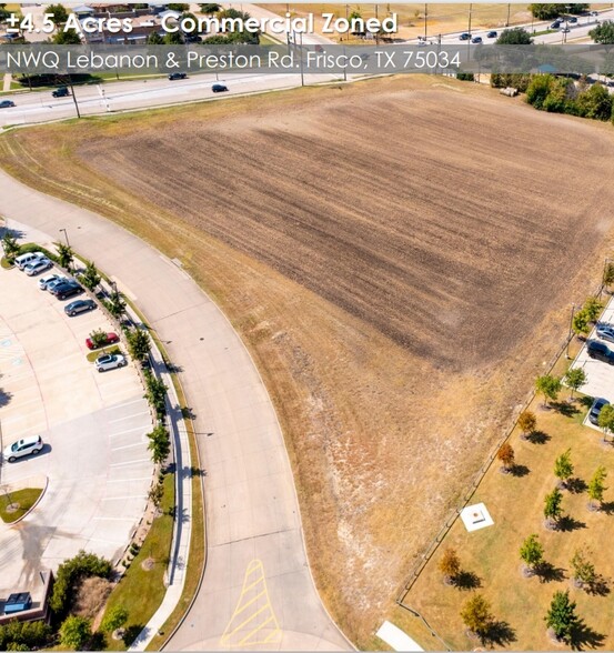 NWQ Lebanon & Preston Rd Rd, Frisco, TX for lease - Aerial - Image 1 of 5