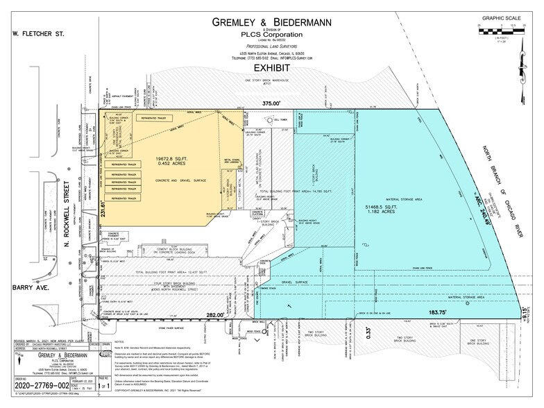 3065 N Rockwell St, Chicago, IL à louer - Plan de site - Image 3 de 12