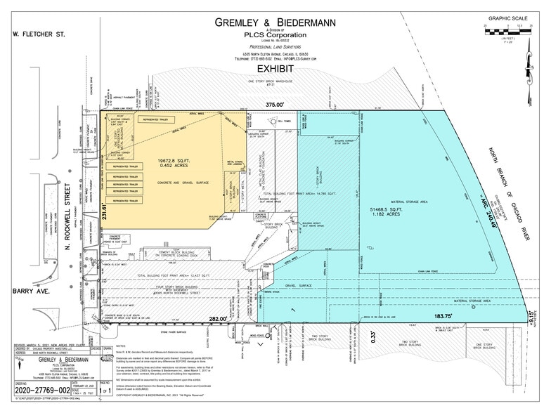 3065 N Rockwell St, Chicago, IL for lease - Site Plan - Image 3 of 12