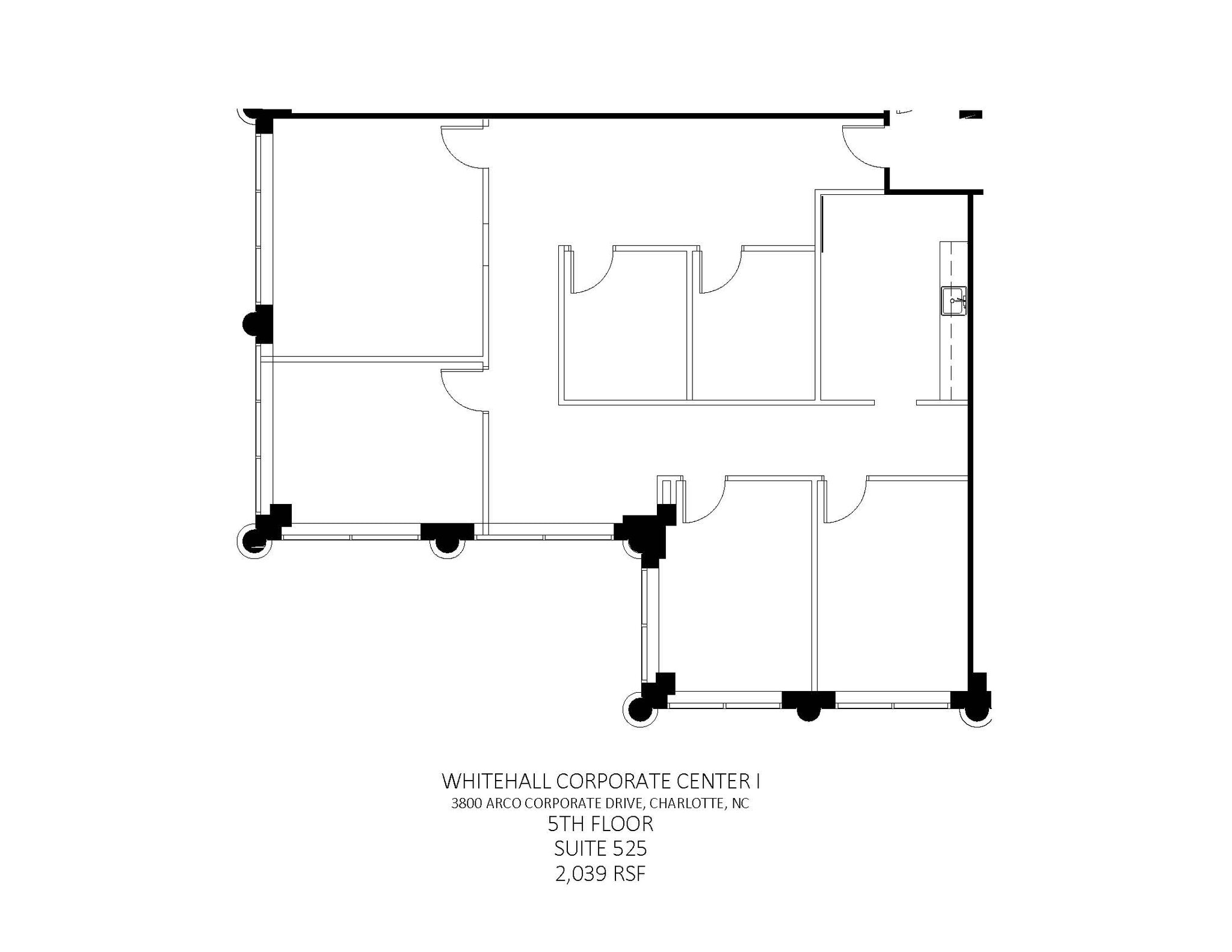 3800 Arco Corporate Dr, Charlotte, NC for lease Floor Plan- Image 1 of 2