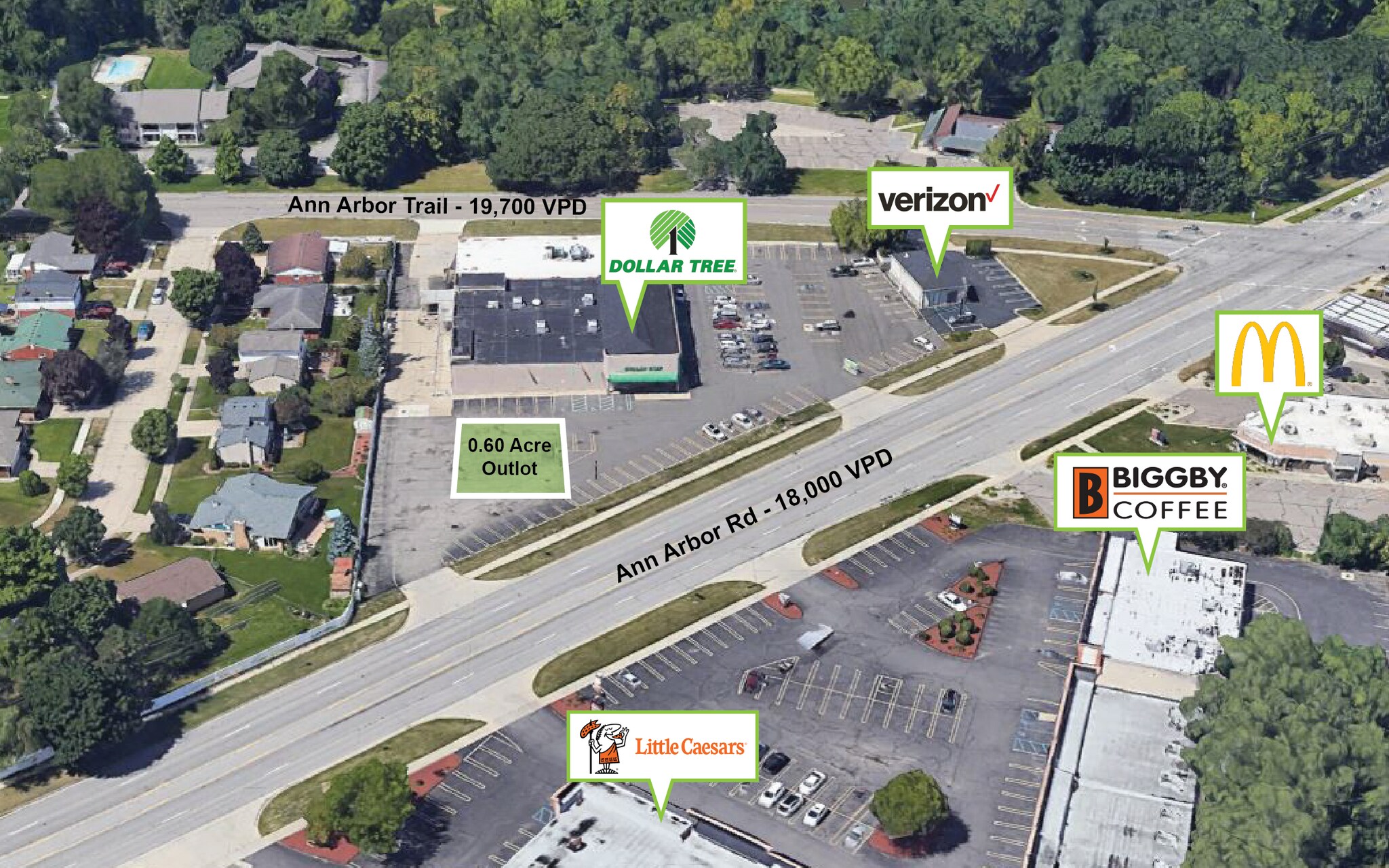 38000 Ann Arbor Rd, Livonia, MI à louer Photo du bâtiment- Image 1 de 3
