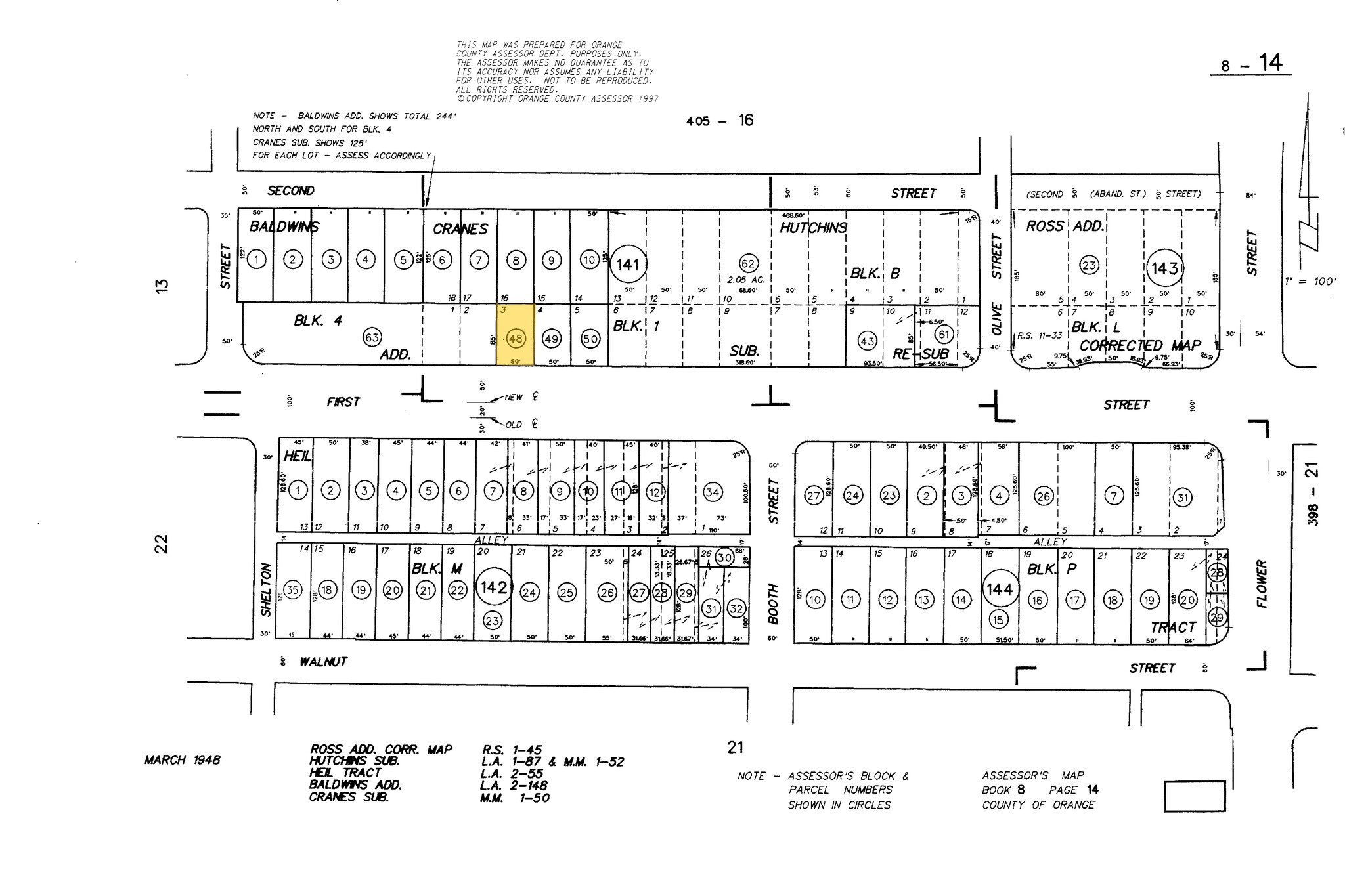 1047 W 1st St, Santa Ana, CA à louer Plan cadastral- Image 1 de 7