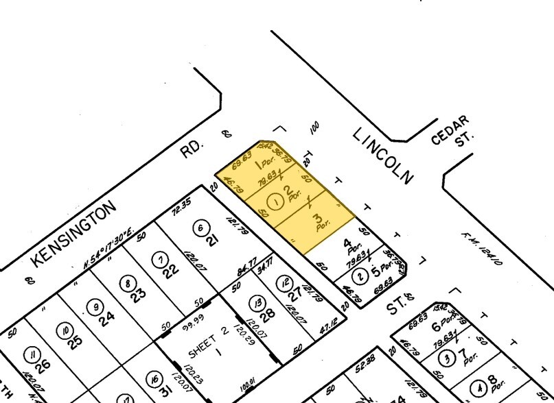2408-2414 Lincoln Blvd, Santa Monica, CA à vendre - Plan cadastral - Image 3 de 3