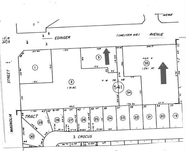 9064-9088 Edinger Ave, Fountain Valley, CA for lease - Plat Map - Image 2 of 3