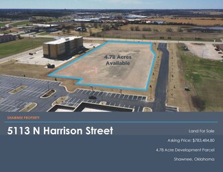 Plus de détails pour N Harrison St, Shawnee, OK - Terrain à vendre