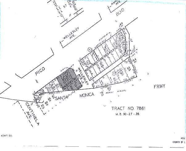12300-12312 W Pico Blvd, Los Angeles, CA à louer - Plan cadastral - Image 2 de 2