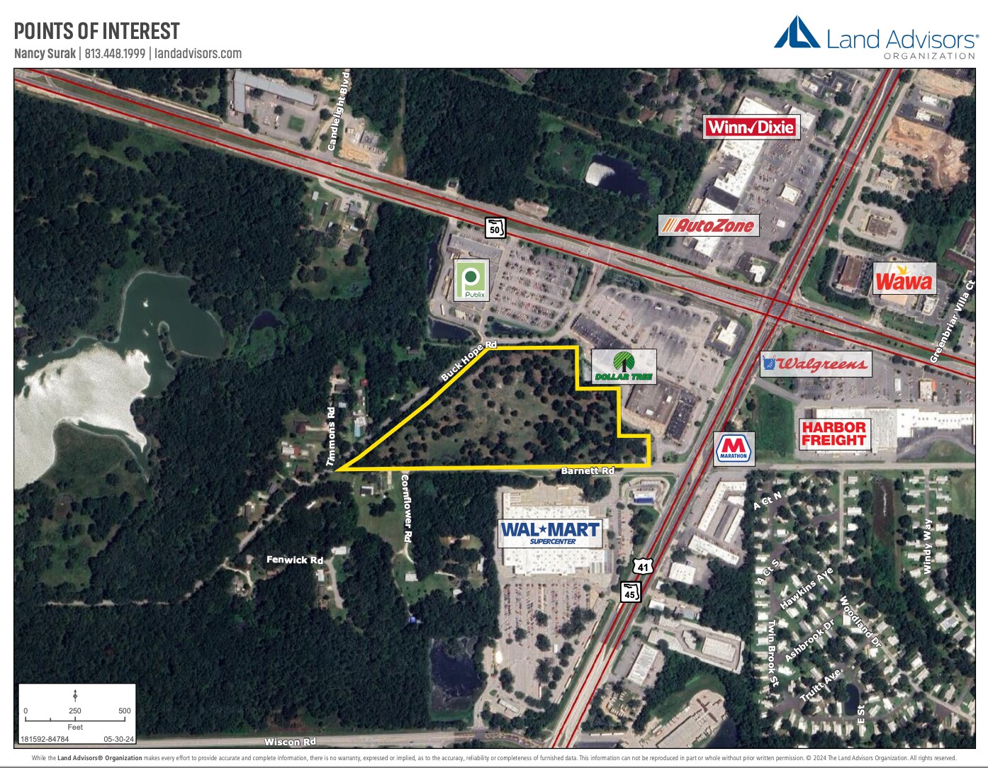 19487 Barnett Rd, Brooksville, FL for sale Aerial- Image 1 of 5