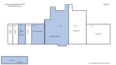 3813-3815 Ross Clark Cir, Dothan, AL for lease Site Plan- Image 2 of 2