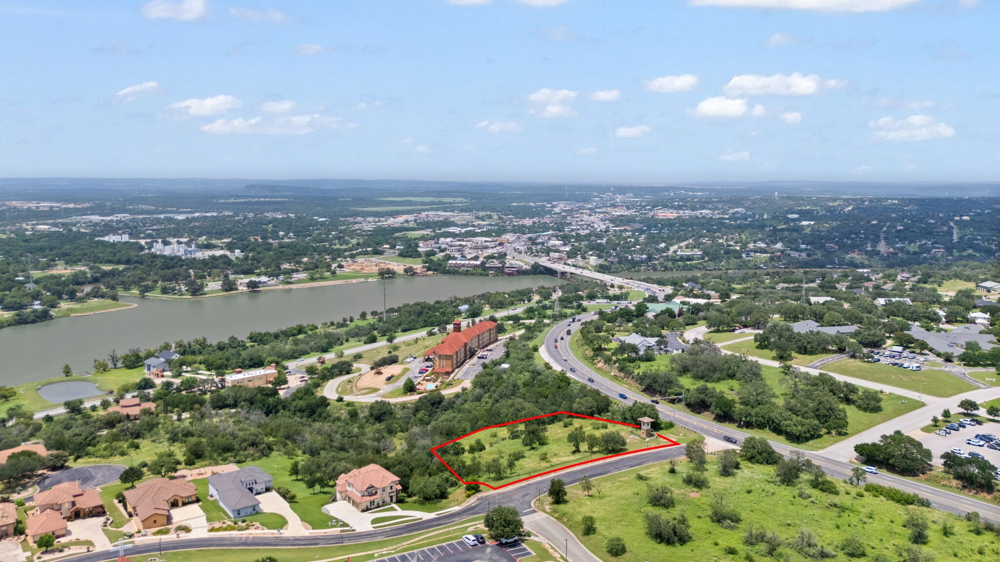 Lot 1 La Ventana Drive, Marble Falls, TX for sale Aerial- Image 1 of 19