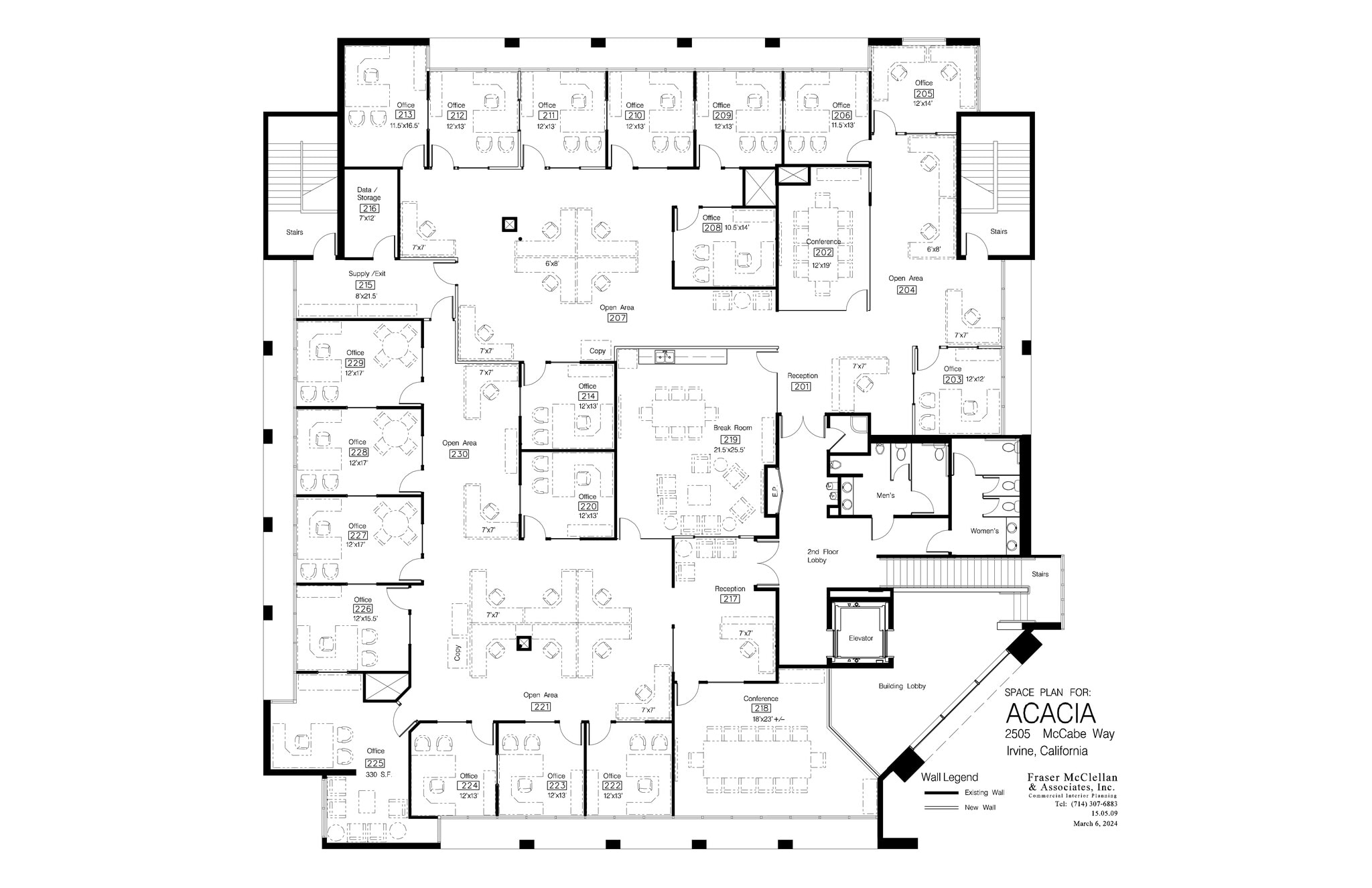 2505 McCabe Way, Irvine, CA for lease Site Plan- Image 1 of 2