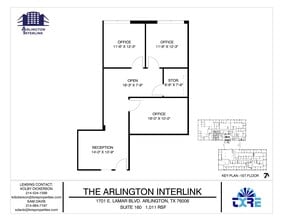 1701 E Lamar Blvd, Arlington, TX for lease Floor Plan- Image 1 of 1