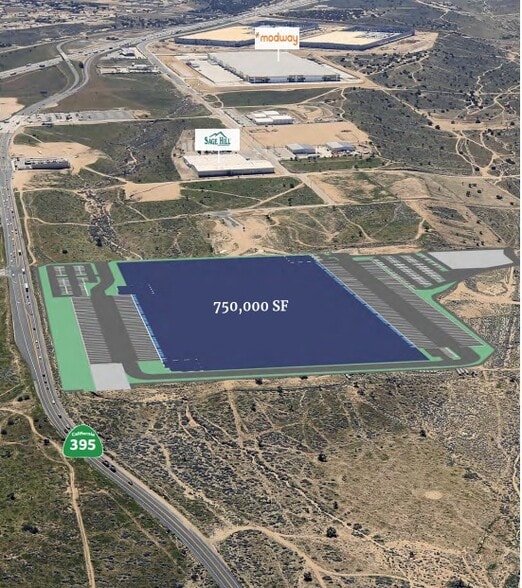 Us Hwy 395 & Poplar St, Hesperia, CA for sale - Primary Photo - Image 1 of 2