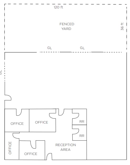 1440-1450 Hill St, El Cajon, CA à louer Plan d’étage- Image 1 de 2
