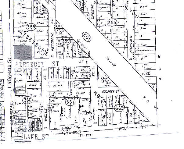 264-304 N Lafayette St S, South Lyon, MI à louer - Plan cadastral - Image 2 de 3