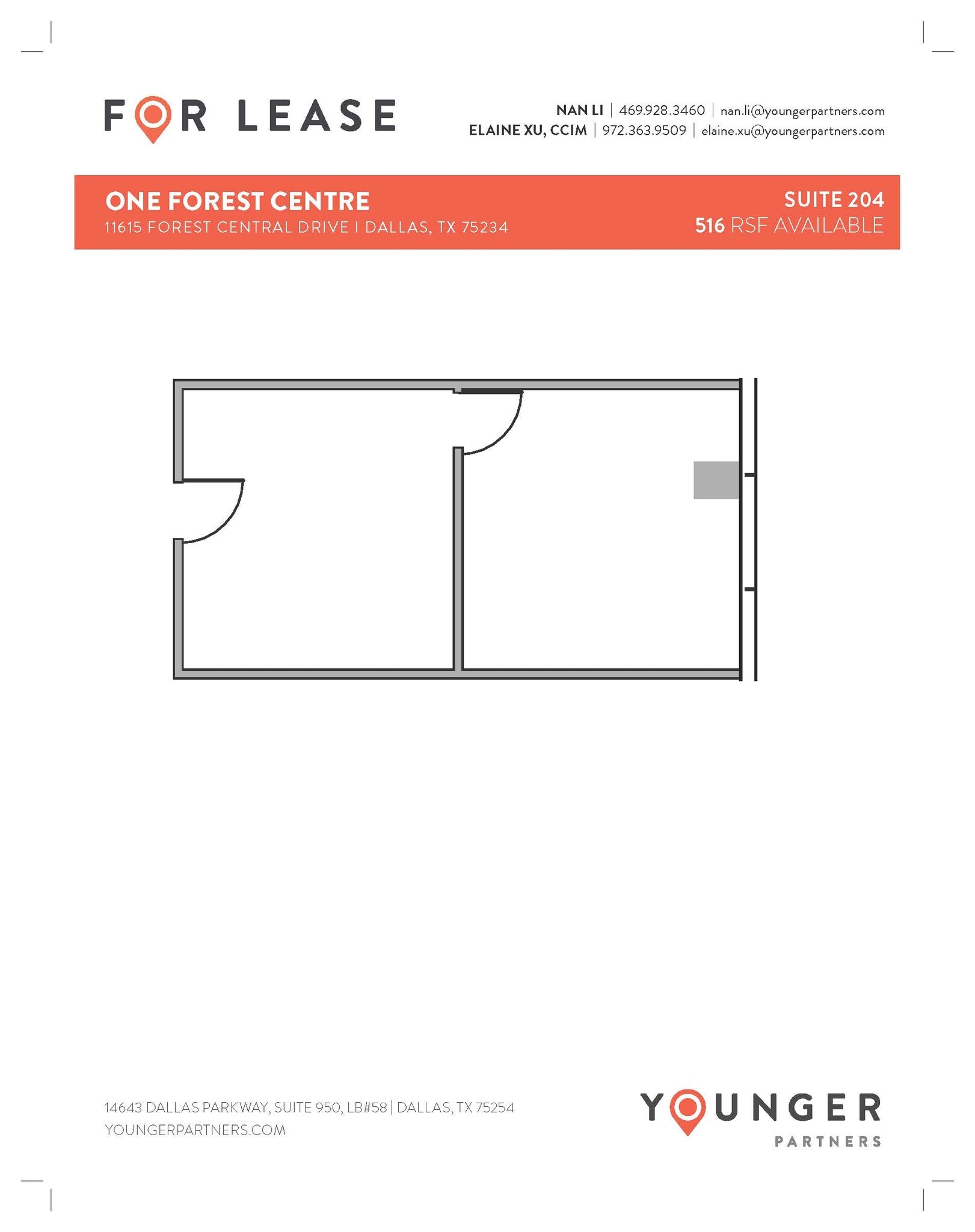 11615 Forest Central Dr, Dallas, TX à louer Plan d’étage- Image 1 de 3