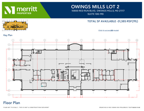 10800 Red Run Blvd, Owings Mills, MD for lease Floor Plan- Image 1 of 2