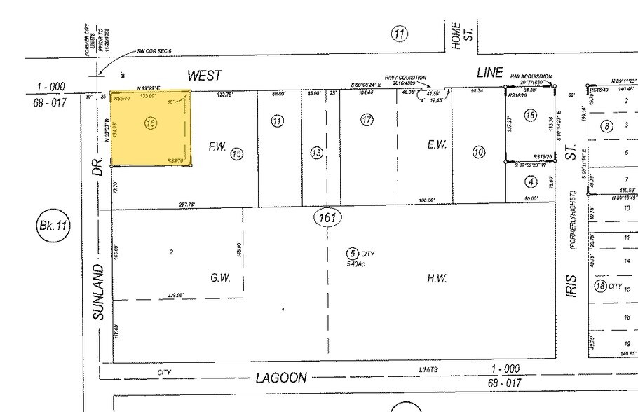 796 W Line St, Bishop, CA for sale - Plat Map - Image 1 of 1