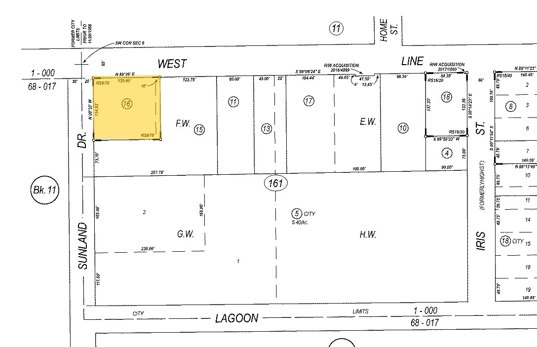 796 W Line St, Bishop, CA for sale Plat Map- Image 1 of 2