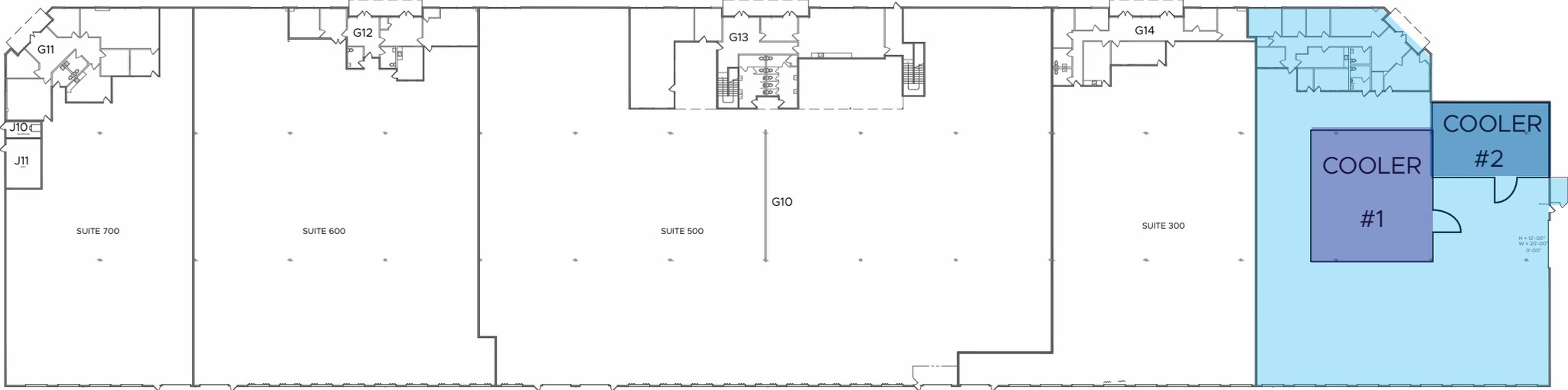 2323 Avenida Costa Este, San Diego, CA for lease Floor Plan- Image 1 of 2