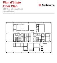 630 Boul René-Lévesque O, Montréal, QC for lease Floor Plan- Image 1 of 1