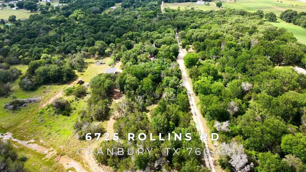 6725 Rollins Rd, Granbury, TX à vendre - Vidéo sur l’inscription commerciale - Image 2 de 35