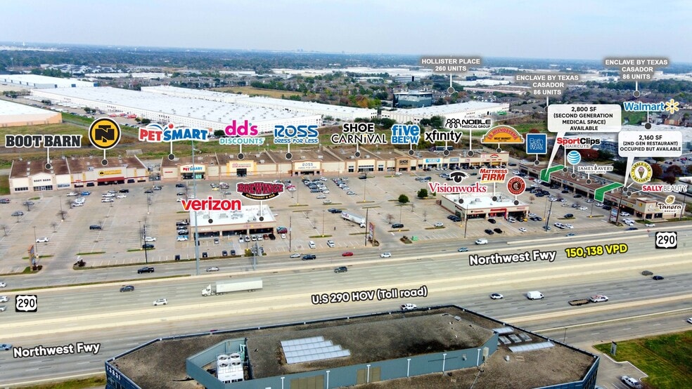 13702-13858 Northwest Fwy, Houston, TX for lease - Building Photo - Image 2 of 10