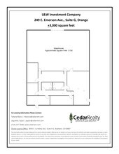 249 E Emerson Ave, Orange, CA for lease Site Plan- Image 1 of 1