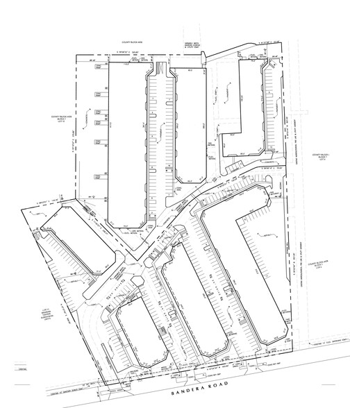 5407-5419 Bandera Rd, San Antonio, TX à louer - Plan de site - Image 2 de 9