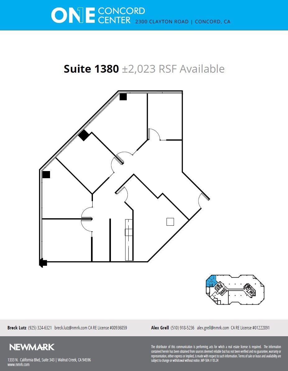 2300 Clayton Rd, Concord, CA for lease Floor Plan- Image 1 of 1