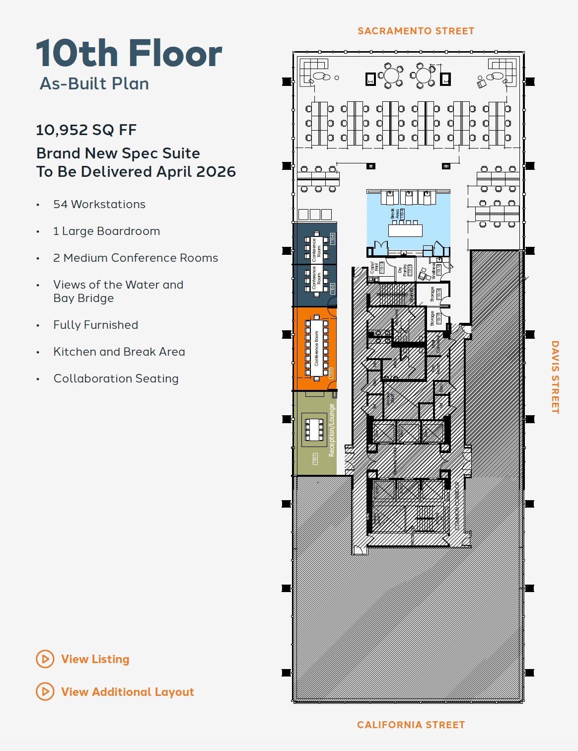100 California St, San Francisco, CA for lease Floor Plan- Image 1 of 7