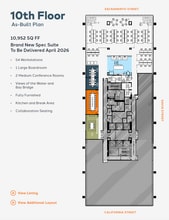 100 California St, San Francisco, CA for lease Floor Plan- Image 1 of 7