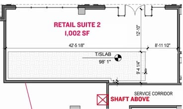 313 College Ave, College Station, TX à louer Plan d’étage- Image 1 de 1