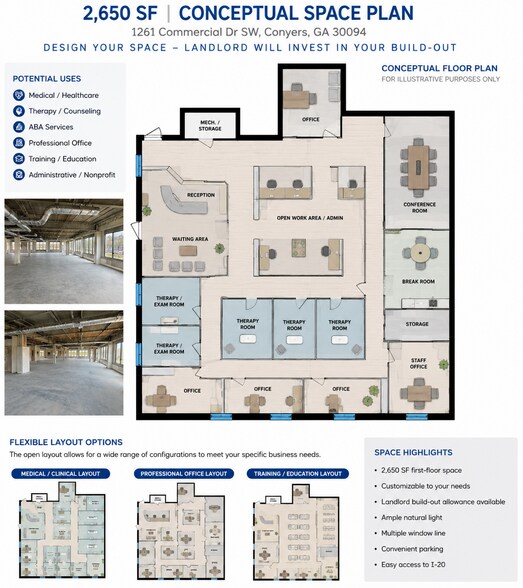1261 Commercial Dr SW, Conyers, GA for lease - Building Photo - Image 3 of 16