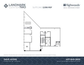 225 E Robinson St, Orlando, FL à louer Plan de site- Image 1 de 1