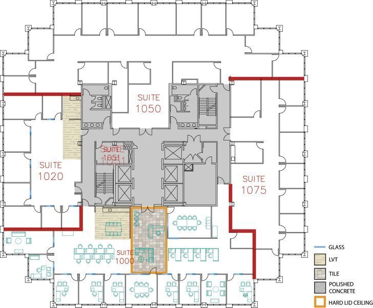 5 Park Plaza, Irvine, CA à louer Plan d  tage- Image 1 de 1