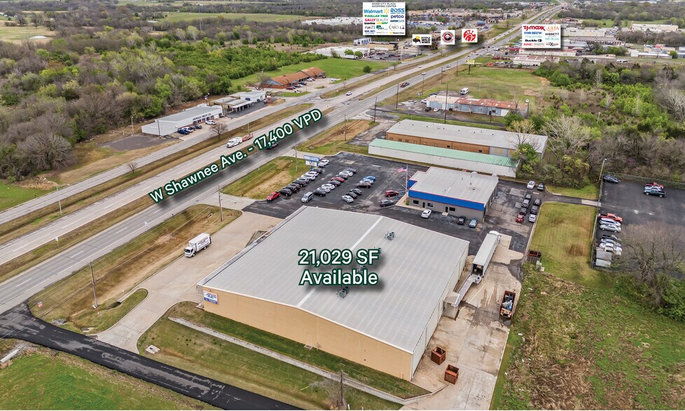 1551 W Shawnee St, Muskogee, OK à vendre - Aérien - Image 2 de 3