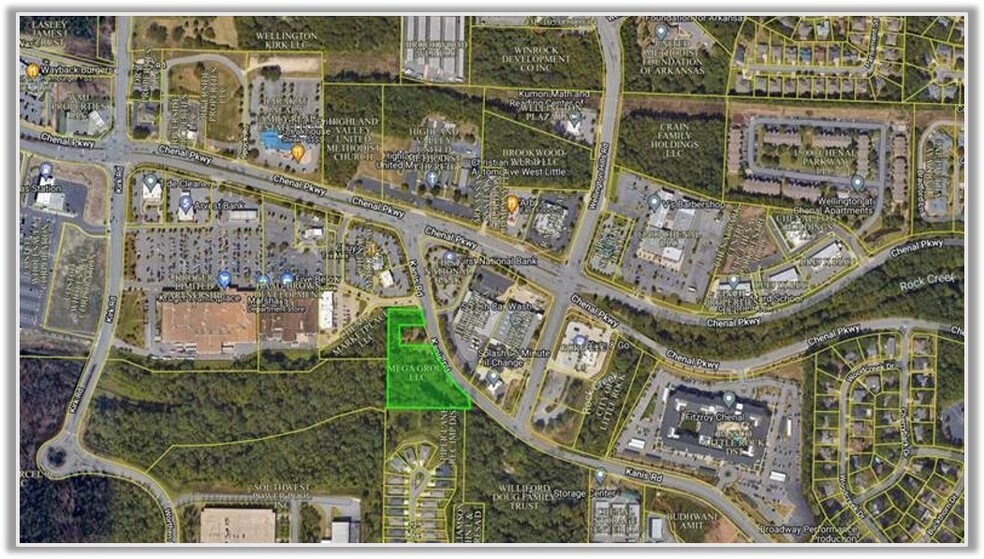 Kanis Rd, Little Rock, AR à vendre - Aérien - Image 2 de 3