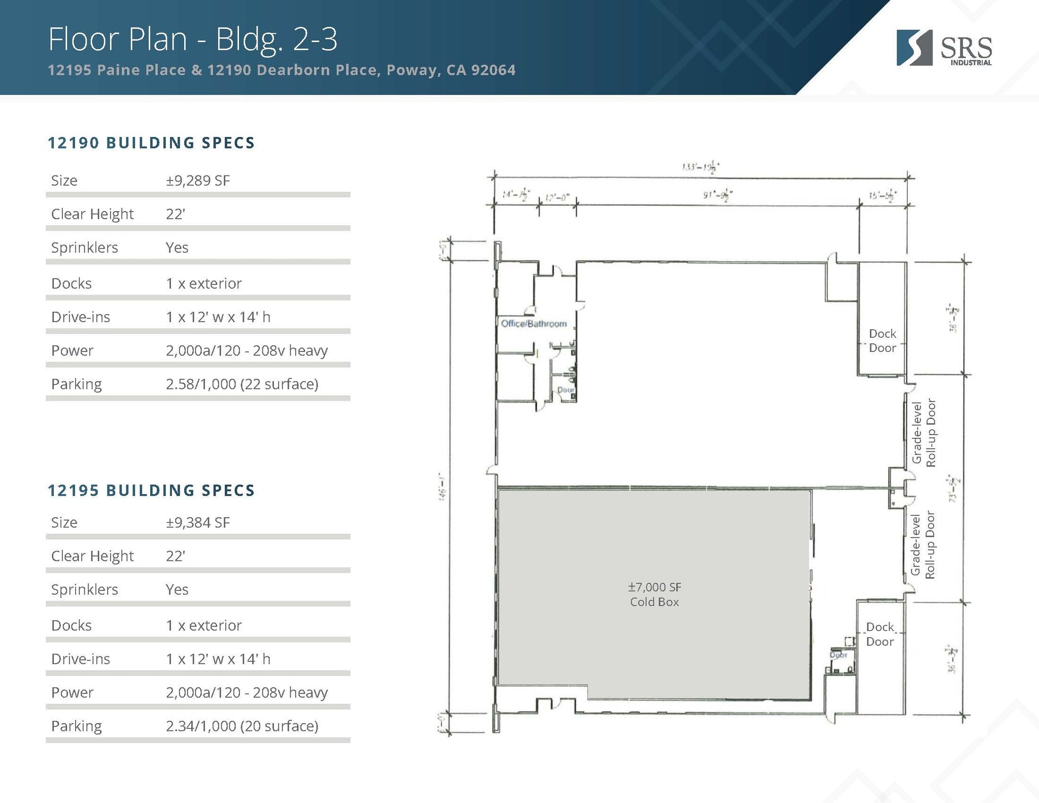 12190 Dearborn Pl, Poway, CA for lease Floor Plan- Image 1 of 1