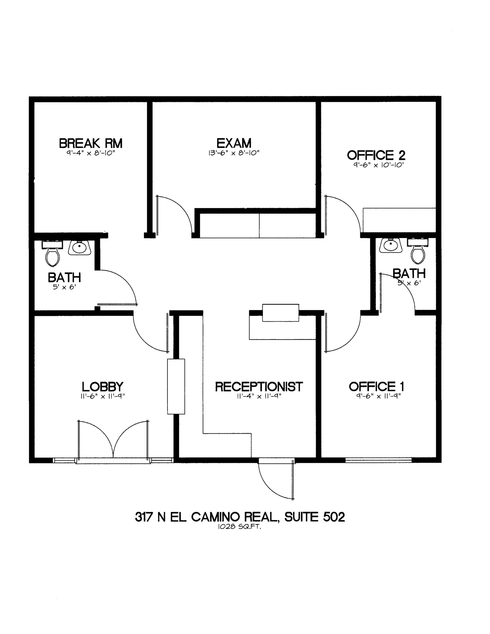 317 N El Camino Real, Encinitas, CA for lease Site Plan- Image 1 of 1