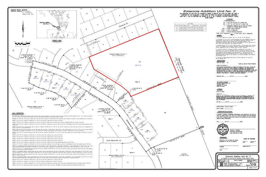 TASCOSA ROAD WEST OF AMARILLO BLVD blvd, Amarillo, TX à vendre - Photo du bâtiment - Image 3 de 3