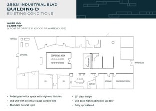 25821 Industrial Blvd, Hayward, CA for lease Floor Plan- Image 2 of 4