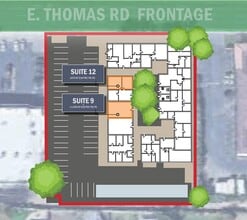 4643 E Thomas Rd, Phoenix, AZ for lease Site Plan- Image 1 of 1